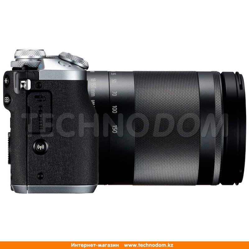 Беззеркальный фотоаппарат Canon EOS M6 EF 18-150 IS STM Silver - фото #1