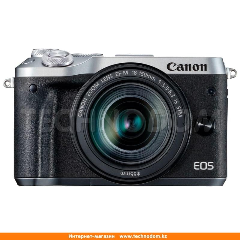 Беззеркальный фотоаппарат Canon EOS M6 EF 18-150 IS STM Silver - фото #2