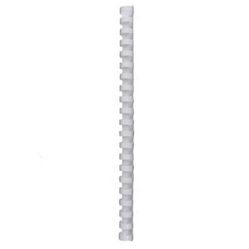 Пружины для переплета пластиковые, 28 мм, цв. белый - фото #0