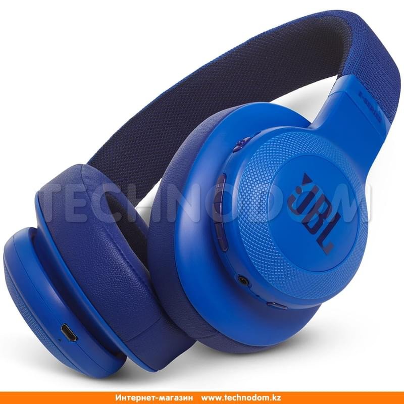 Наушники Накладные JBL Bluetooth JBLE55BT, Blue - фото #1