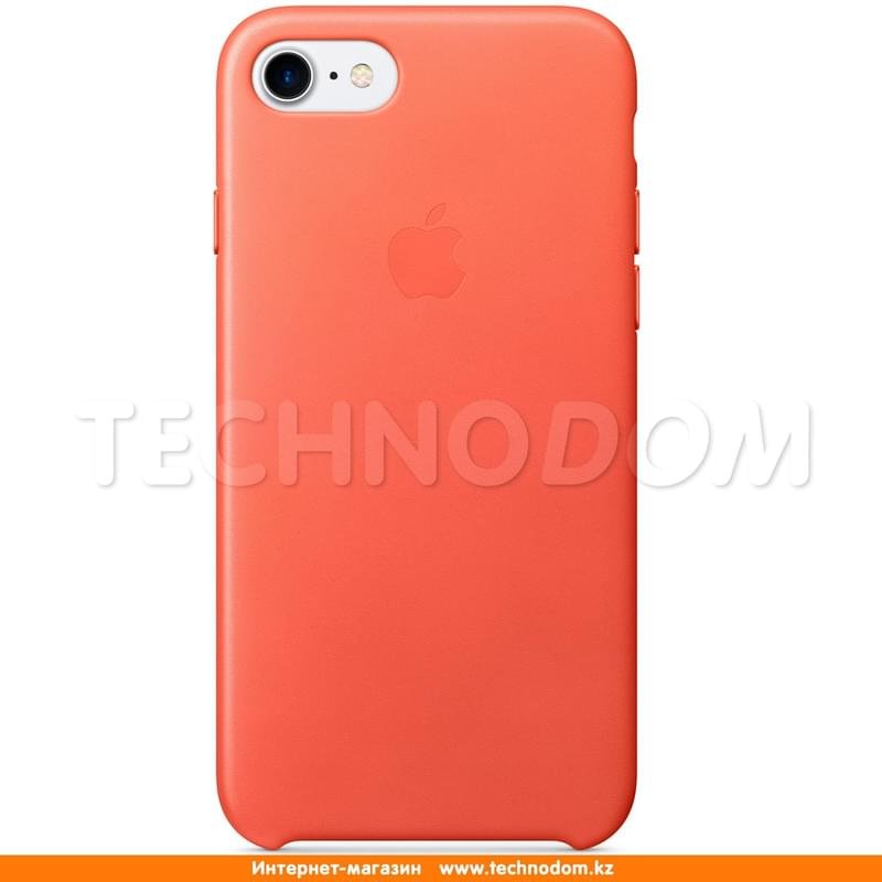 Чехол для iPhone 7/8 Apple, Кожа, Geranium (MQ5F2ZM/A) - фото #0