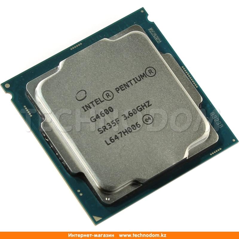 Процессор Intel Pentium G4600 (C2/T4, 3M Cache, 3.6GHz) LGA1151 OEM - фото #0