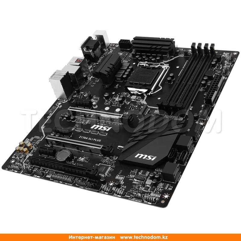 Материнская плата MSI Z170A SLI PLUS LGA1151 4DDR4 PCI-E 3x16 3x1 (HDMI+DVI-D+VGA) ATX - фото #2