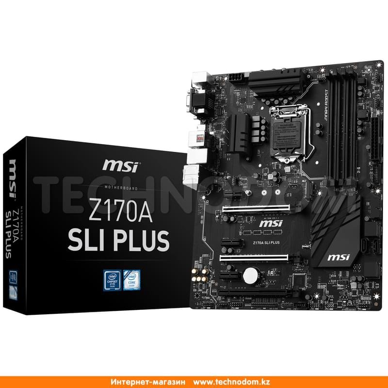 Материнская плата MSI Z170A SLI PLUS LGA1151 4DDR4 PCI-E 3x16 3x1 (HDMI+DVI-D+VGA) ATX - фото #4