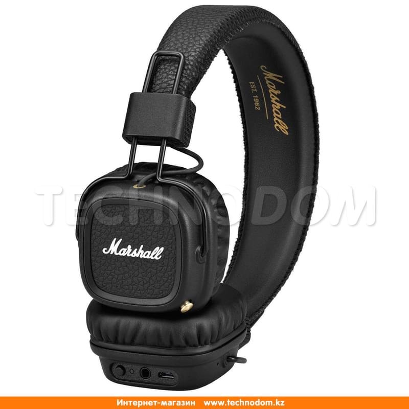 Наушники Накладные Marshall Bluetooth Major II, Black (A) - фото #4