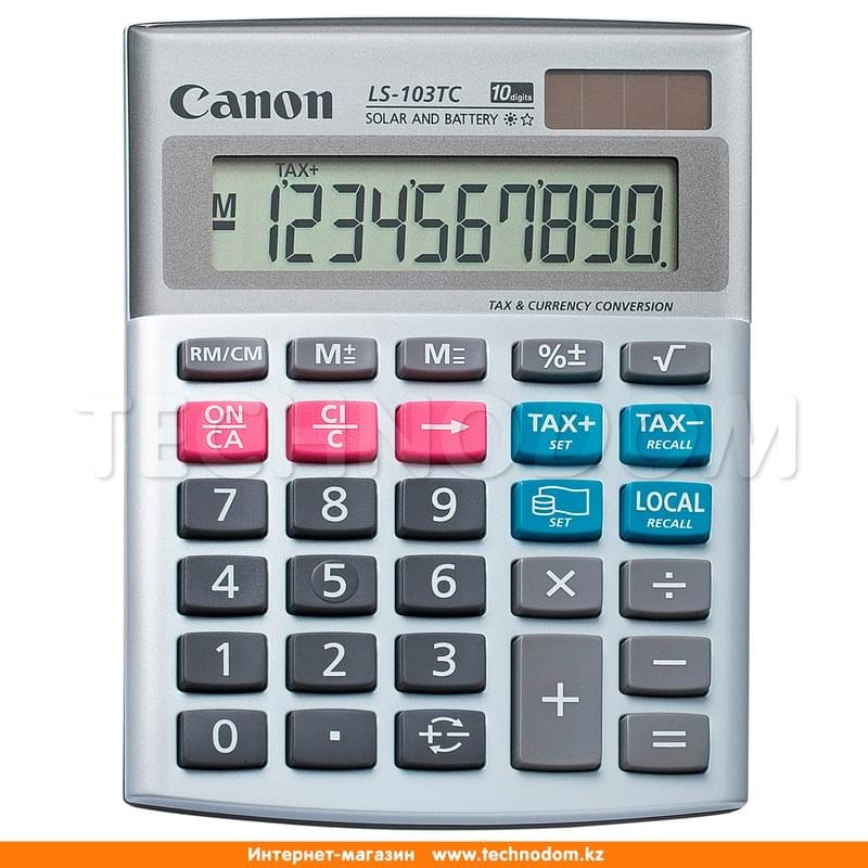 Калькулятор бухгалтерский Canon LS-103TC, 10 р. 105*140*32 мм - фото #0