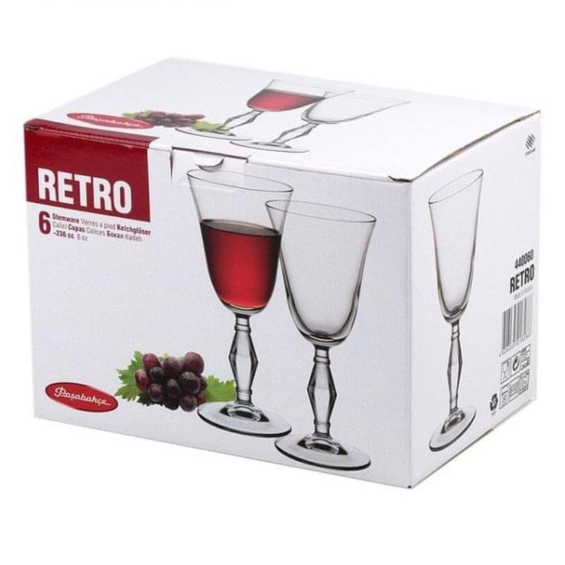 Бокалы для красного вина "Retro" Pasabahce 440060/6 - фото #1