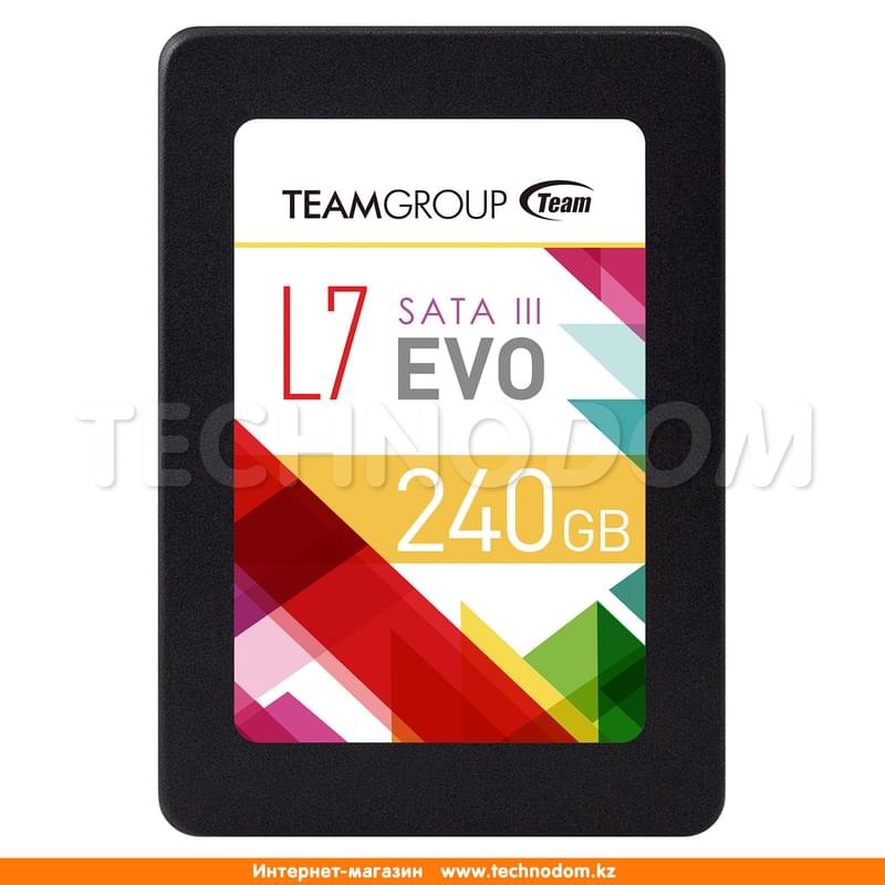 Внутренний SSD 2.5" 7мм 240GB Team L7 EVO, SATA-III TLC (T253L7240GTC101) - фото #0