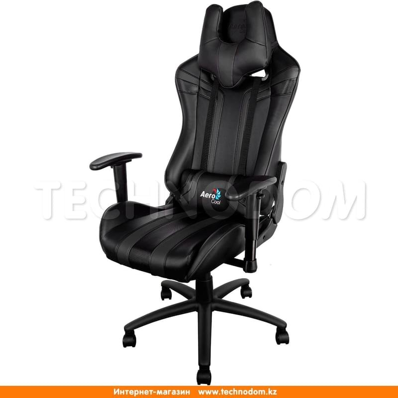 Игровое компьютерное кресло Aerocool AC120B, Кожзам,, Ш53*(Г57*(В132 см, Black, AC120B - фото #2