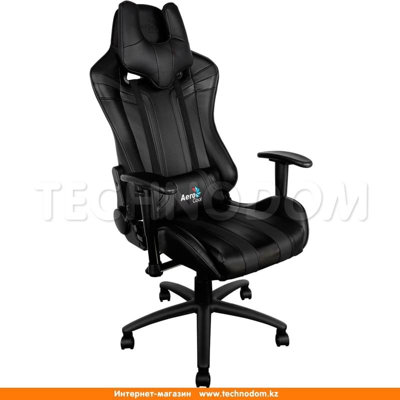 Игровое компьютерное кресло Aerocool AC120B, Кожзам,, Ш53*(Г57*(В132 см, Black, AC120B - фото #3