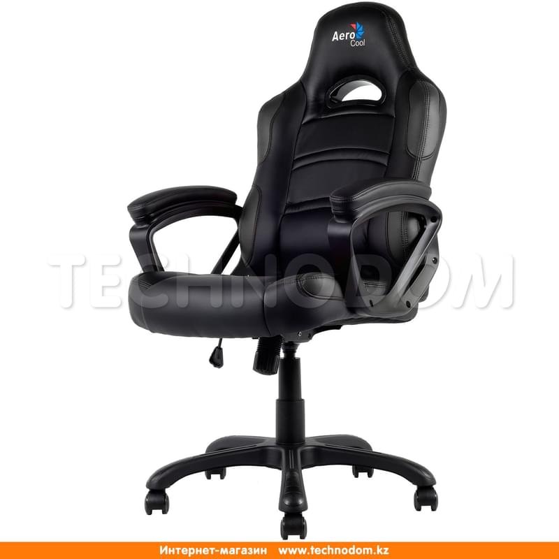 Игровое компьютерное кресло Aerocool AC80C-B, Кожзам,, Ш53,5*(Г49*(В124 см, Black, AC80C-B - фото #2