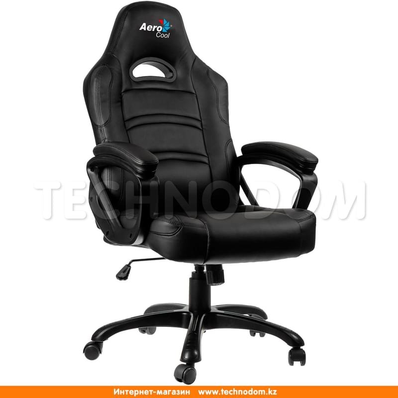 Игровое компьютерное кресло Aerocool AC80C-B, Кожзам,, Ш53,5*(Г49*(В124 см, Black, AC80C-B - фото #3
