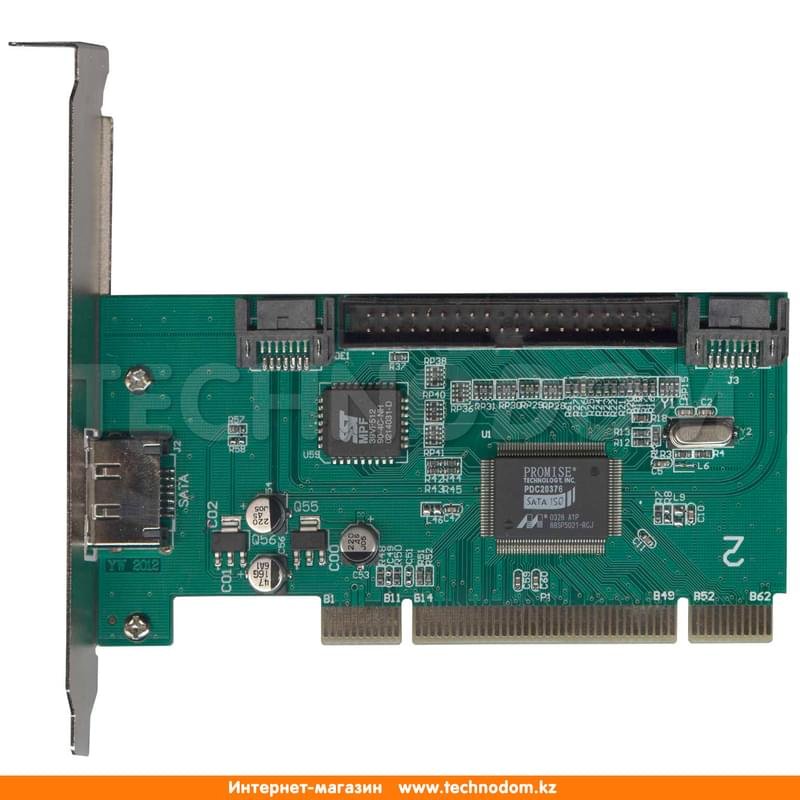 Контроллер Deluxe, DLC-SI, PCI на SATA & IDE, (3 порта SATA & 1 порт IDE), Promise Technology - фото #0