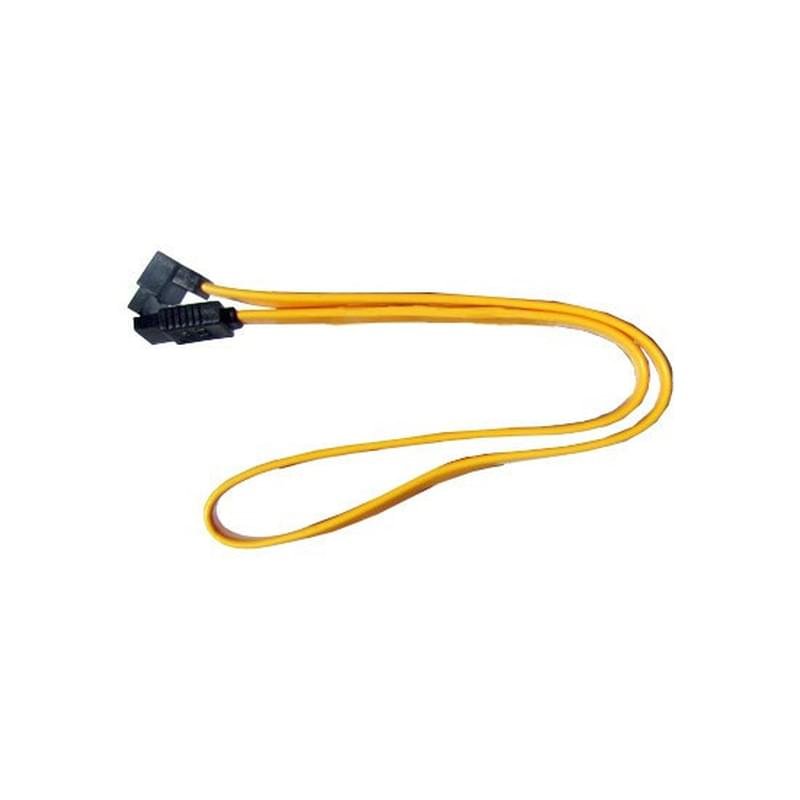Интерфейсный кабель Foxconn, SATA, 26 AWG, для HDD и CD-Drive, (0.5 м), Жёлтый - фото #0
