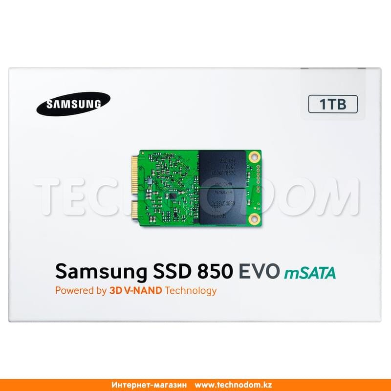 Внутренний SSD mSATA 1TB Samsung 850 EVO SATA-III TLC (MZ-M5E1T0BW) - фото #6