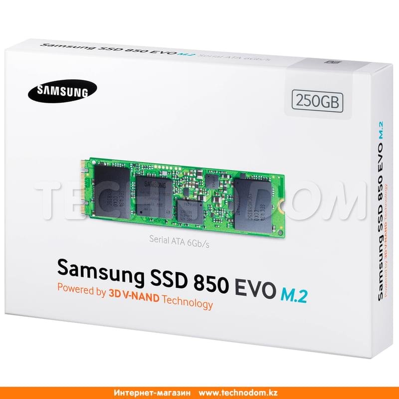 Внутренний SSD M.2 2280 250GB Samsung 850 EVO SATA-III TLC (MZ-N5E250BW) - фото #6