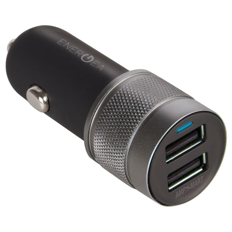 Автомобильное зарядное устройство 2*USB 4.8A, Energеa, Черный (CAR-AD-48) - фото #0