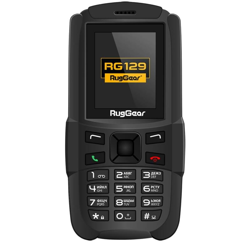 Мобильный телефон RugGear RG129 Black - фото #0