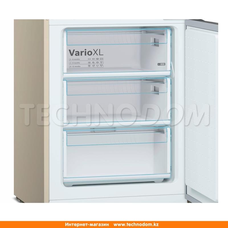 Двухкамерный холодильник Bosch KGV39XK21R - фото #3