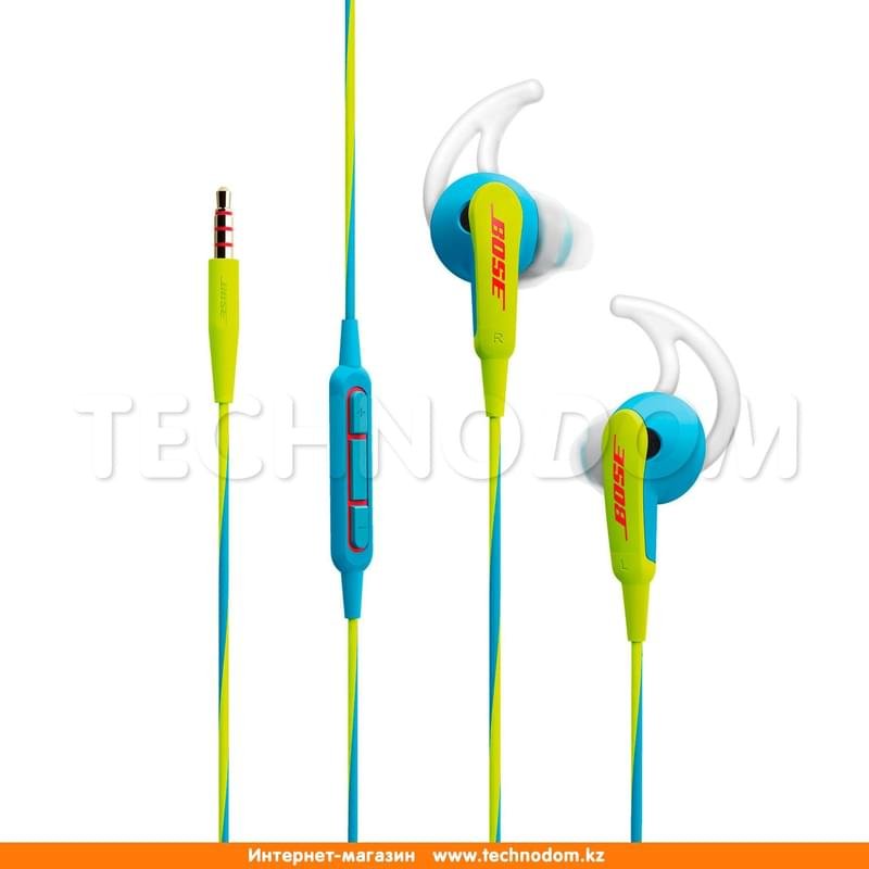 Наушники Вставные Bose SoundSport IE Headphone MFi, Neon Blue - фото #0