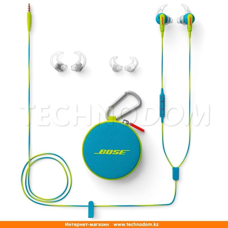 Наушники Вставные Bose SoundSport IE Headphone MFi, Neon Blue - фото #1