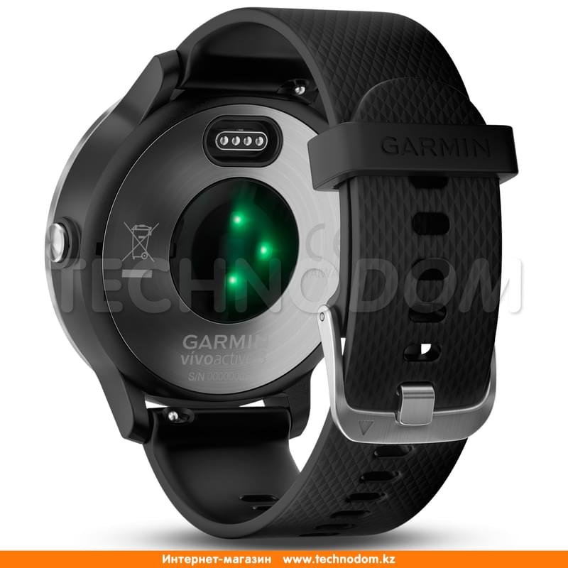 Смарт часы Garmin vivoactive 3 Black/Black Silicone/Stainless Steel - фото #5