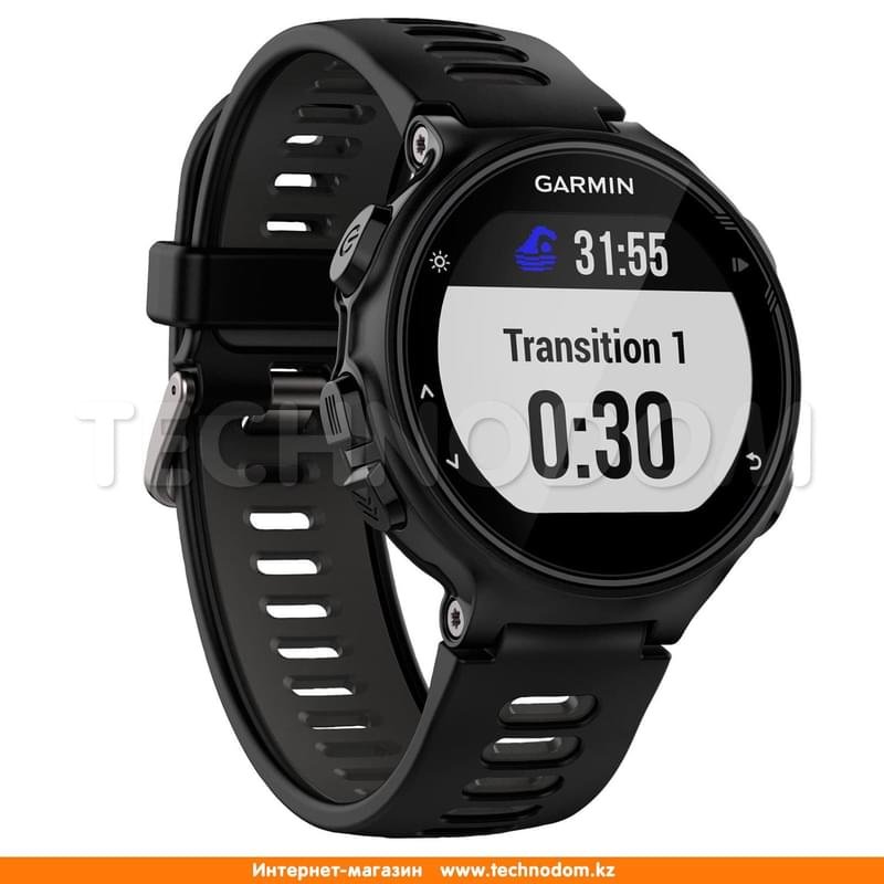 Смарт часы Garmin Watch Forerunner 735 XT HRM Black - фото #1