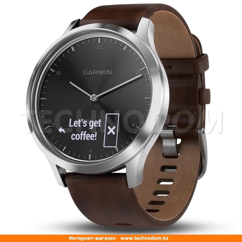 Смарт часы Garmin vivomove HR Premium Black/Silver/Large - фото #0