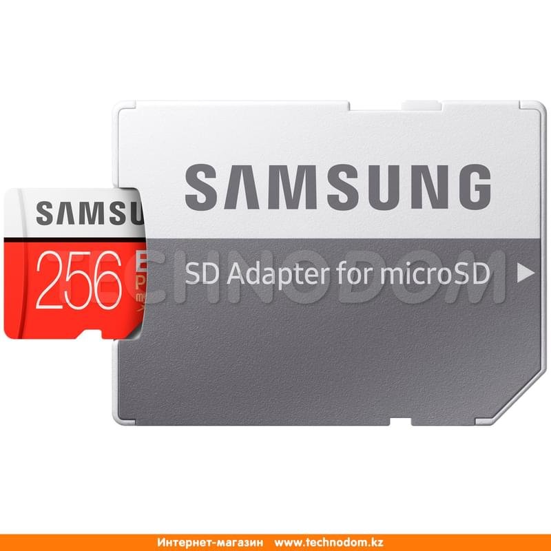 MicroSD 256GB Samsung Evo+ Жады картасы, UHS-I 95MB/s, Class 10 + SD Adapter (MB-MC256GA/RU) - фото #4