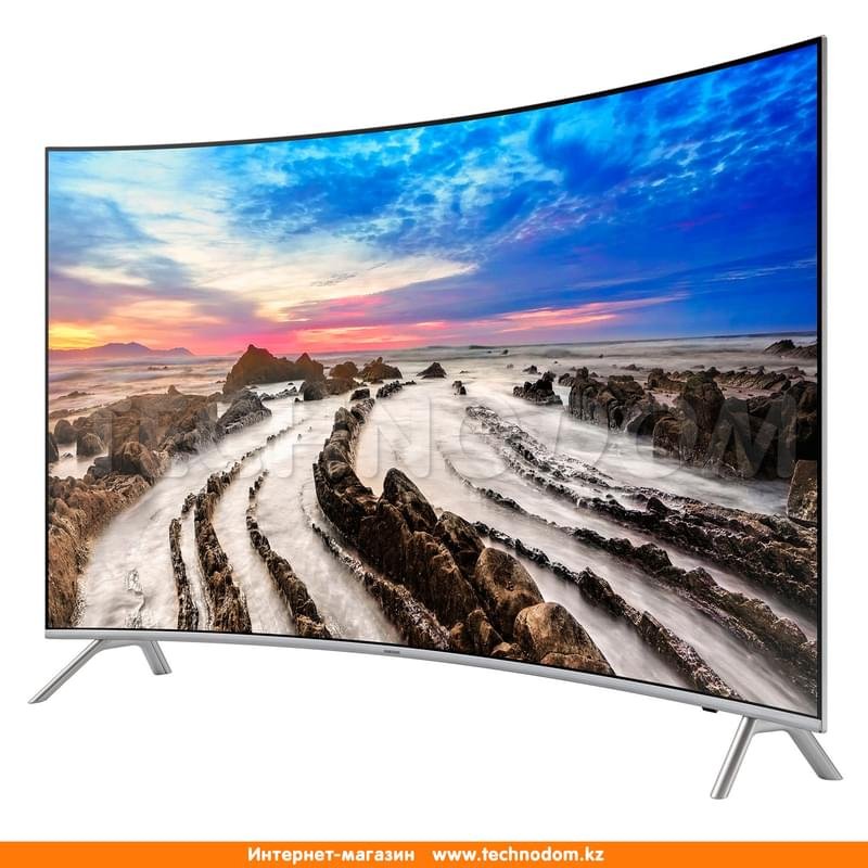 Телевизор 55" Samsung UE55MU7500UXCE LED UHD Smart Curved Silver - фото #1