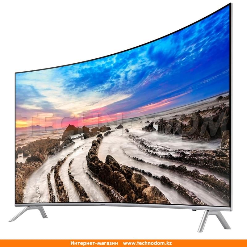 Телевизор 55" Samsung UE55MU7500UXCE LED UHD Smart Curved Silver - фото #4