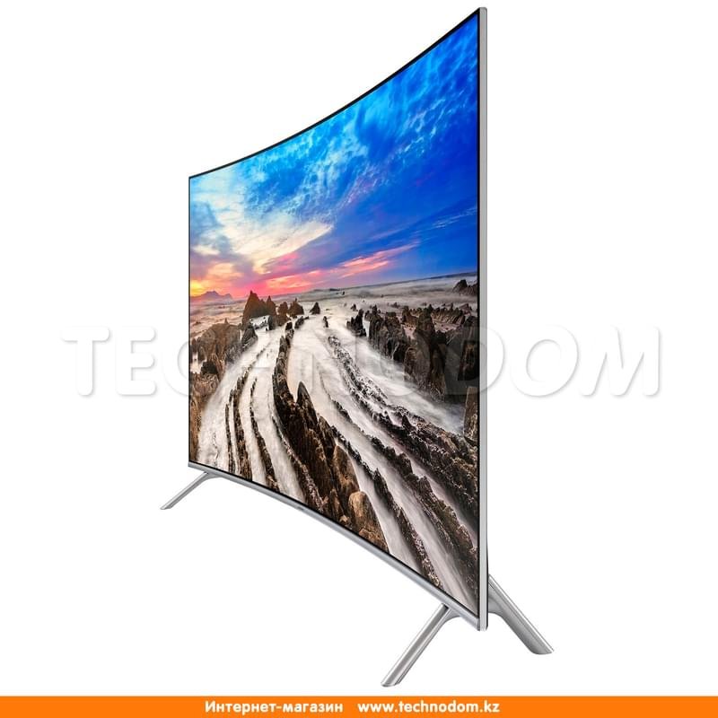 Телевизор 55" Samsung UE55MU7500UXCE LED UHD Smart Curved Silver - фото #5