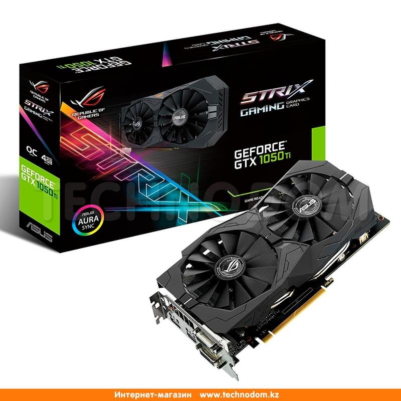 Видеокарта Asus GeForce GTX 1050TI Strix Gaming 4Gb 128bit GDDR5 (STRIX-GTX1050TI-O4G-GAMING) - фото #5