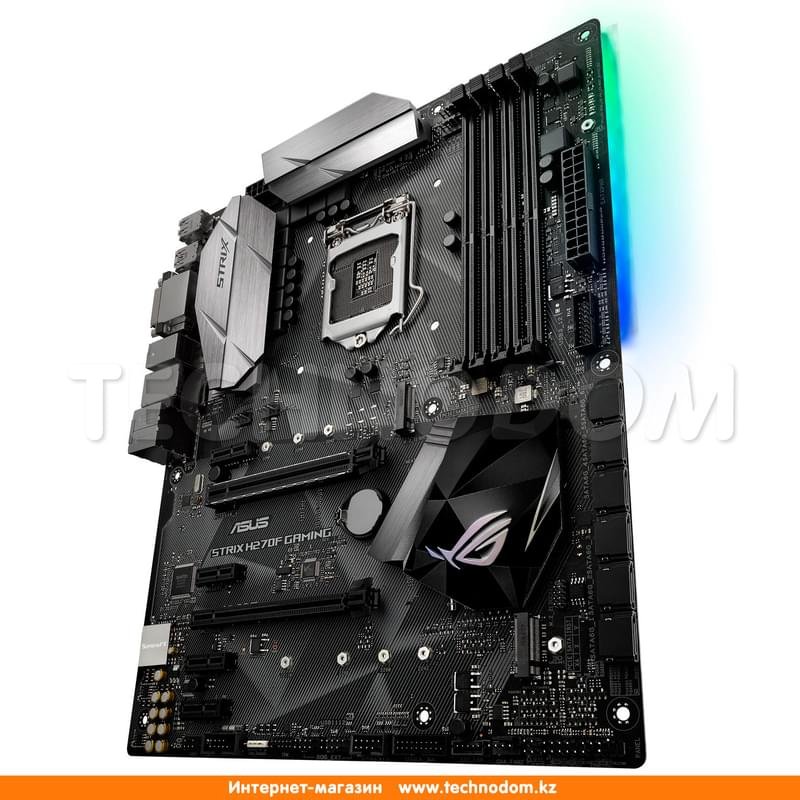 Материнская плата Asus STRIX H270F Gaming LGA1151 4DDR4 PCI-E 2x16 4x1 (HDMI+DP+DVI-D) ATX - фото #3