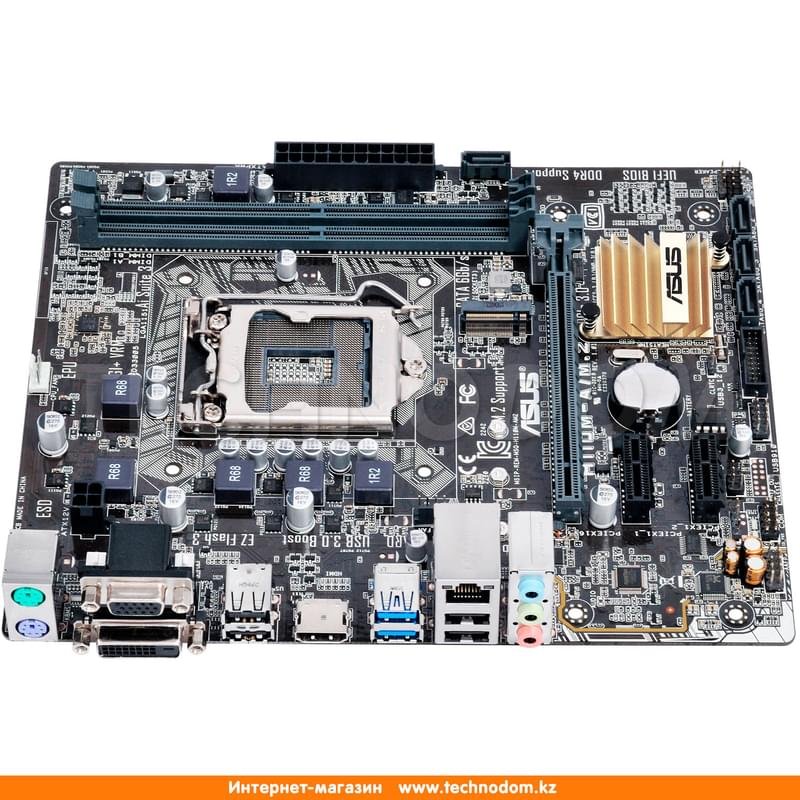 Материнская плата Asus H110M-A/M.2 LGA1151 2DDR4 PCI-E 1x16 2x1 (HDMI+DVI-D+VGA) mATX - фото #2