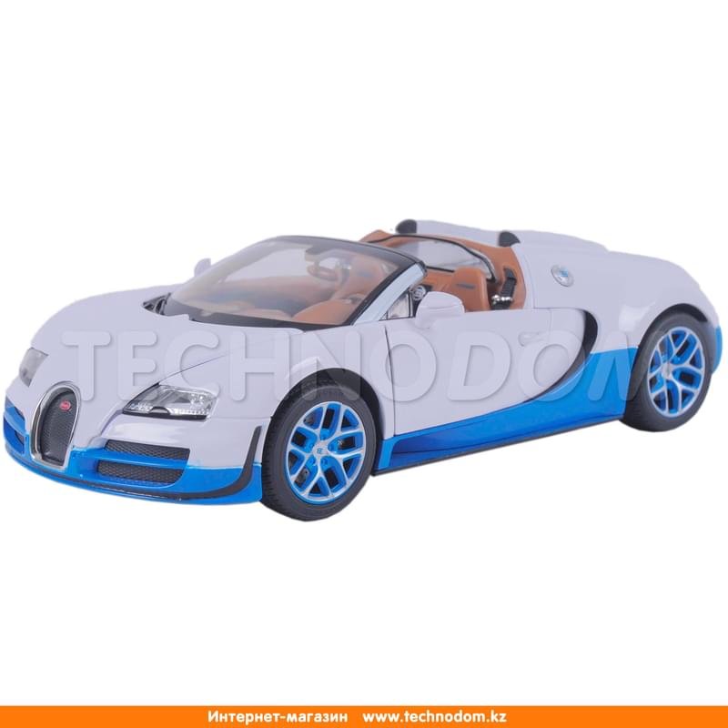 Дет. Игрушка Металлическая Машина, Bugatti Grand Sport Vitesse, 1:18, White (43900W) - фото #1