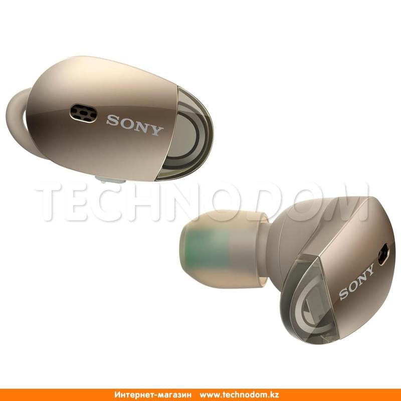 Наушники Вставные Sony Bluetooth WF-1000X Gold - фото #1