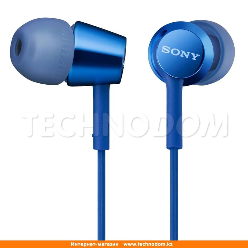 Наушники Вставные Sony MDR-EX155AP, Blue - фото #0