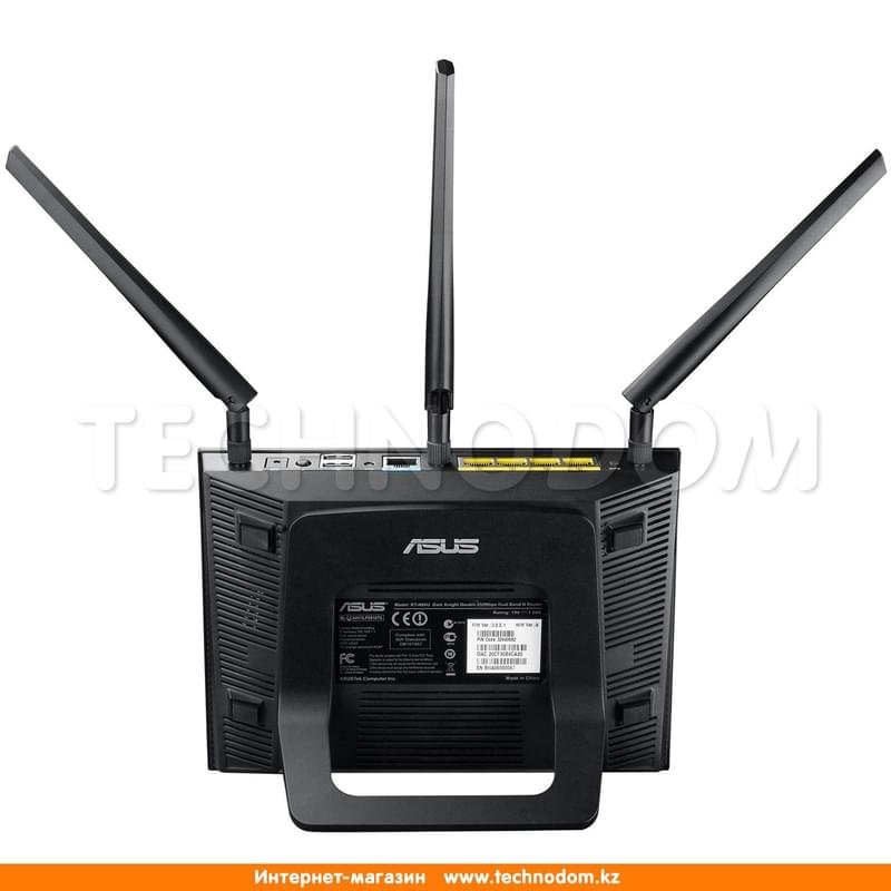 Беспроводной маршрутизатор, Asus RT-AC66U, 4*LAN 1 Гбит/с, 2*USB, 450/1300Mbps (RT-AC66U) - фото #5