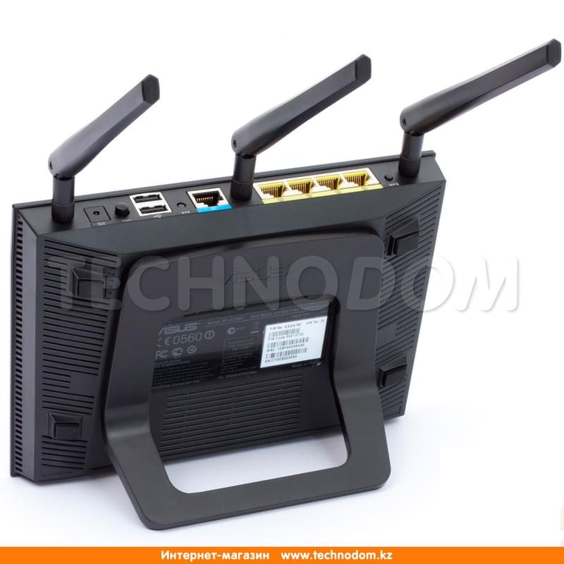 Беспроводной маршрутизатор, Asus RT-AC66U, 4*LAN 1 Гбит/с, 2*USB, 450/1300Mbps (RT-AC66U) - фото #6