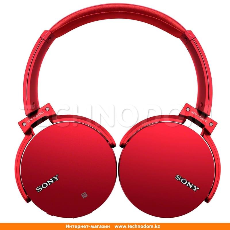 Наушники Накладные Sony Bluetooth MDR-XB950B1, Red - фото #0