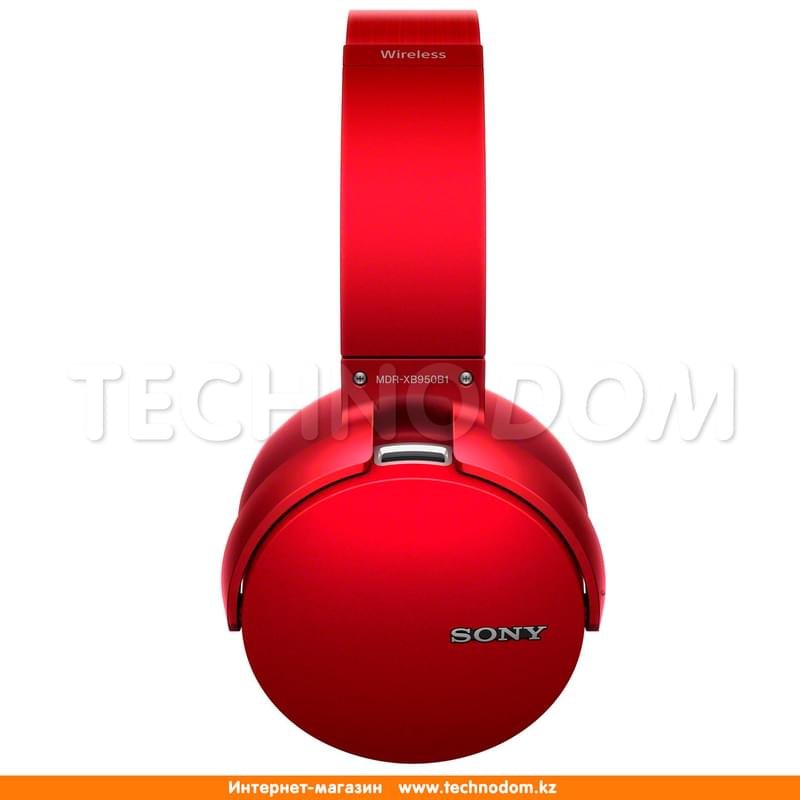 Наушники Накладные Sony Bluetooth MDR-XB950B1, Red - фото #2