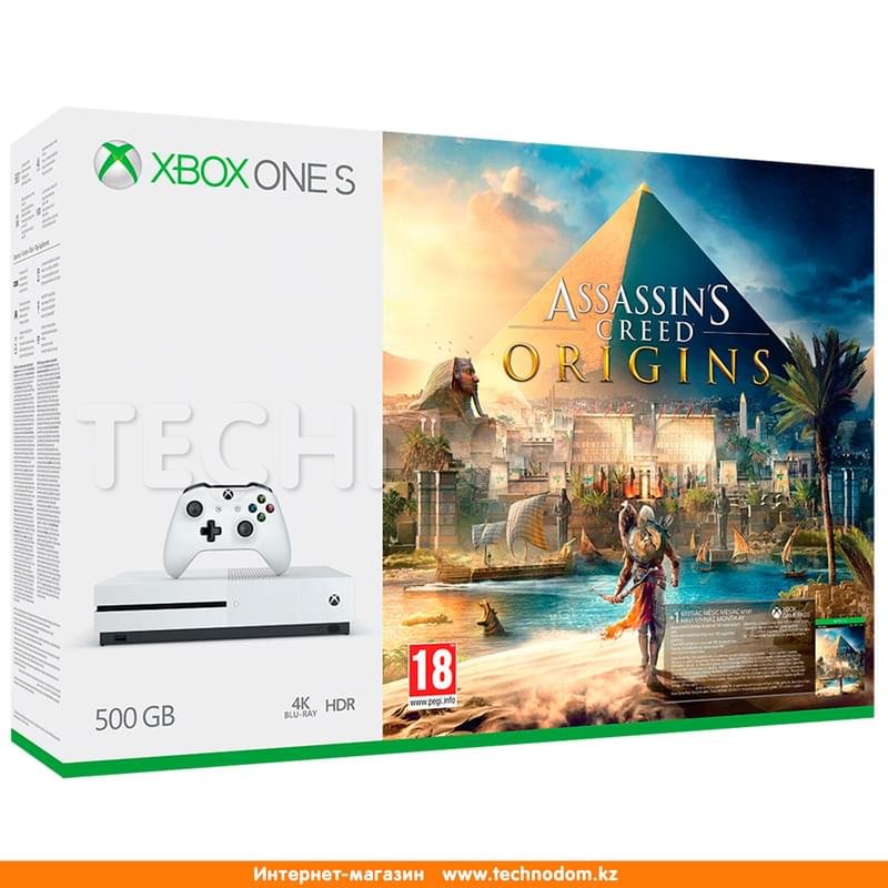 Игровая консоль XBOX One S 500GB + Assassin's Creed Origins (ZQ9-00235) - фото #0