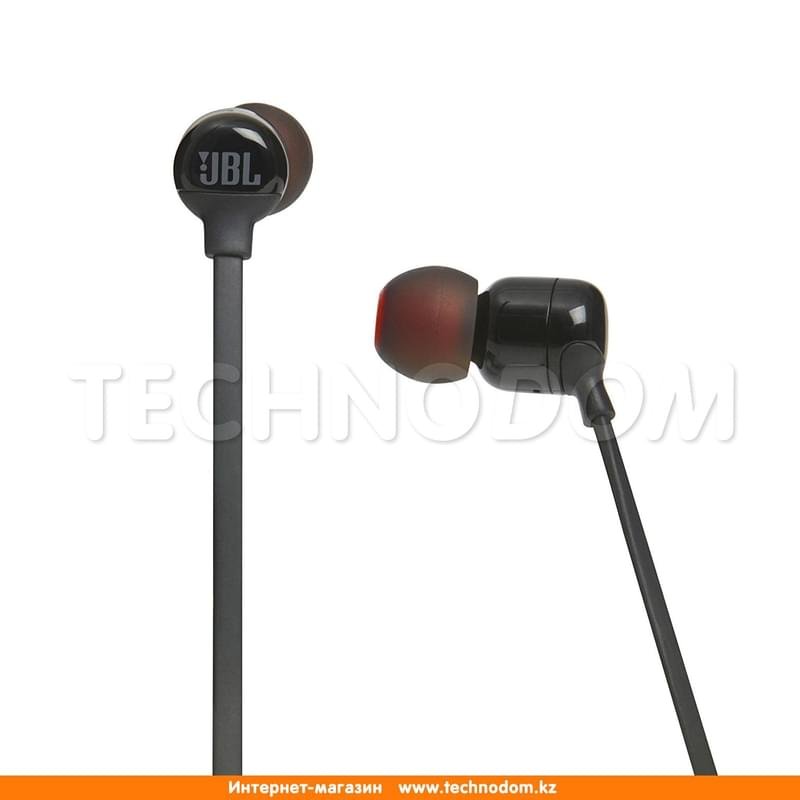 Наушники Вставные с Микрофоном JBL Bluetooth JBLT110BT, Black - фото #2