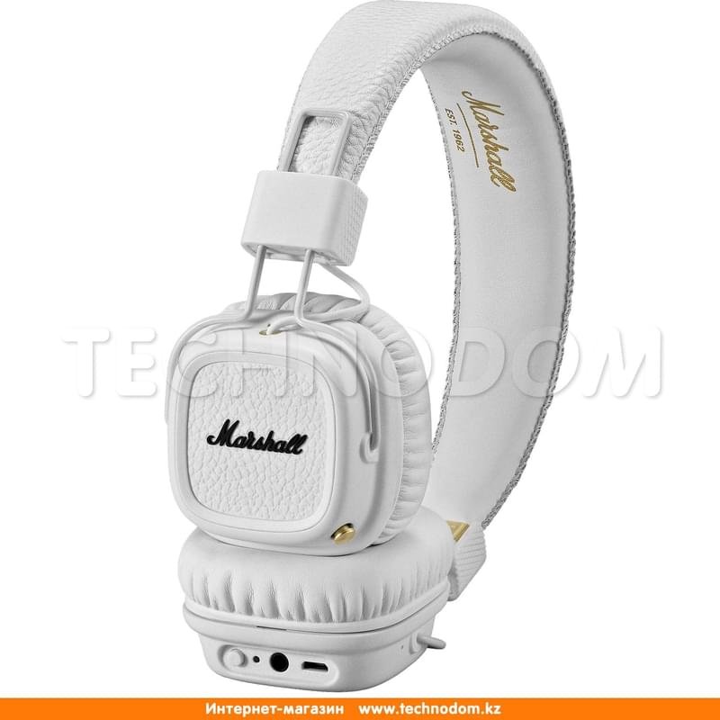 Наушники Накладные Marshall Bluetooth Major II, White (M) - фото #0