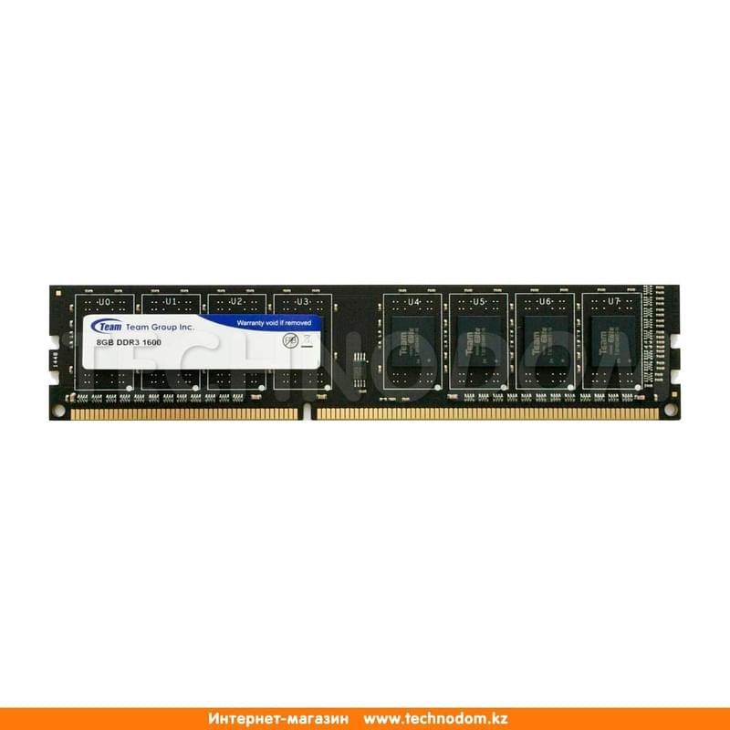 Оперативная память DDR3 DIMM 8GB/1600MHz PC-12800 Team Group (TED38G1600C1101) - фото #0