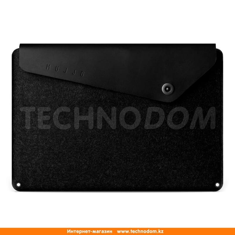 Чехол для MacBook Pro 15" MUJJO Sleeve, Black, кожа/войлок (MUJJO-SL-033-BK) - фото #0
