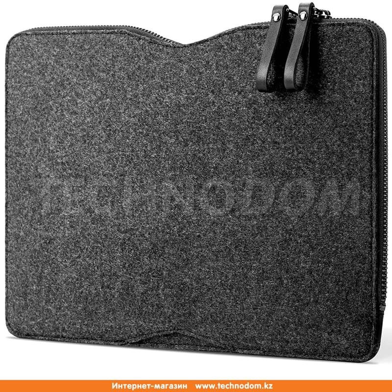 Чехол для MacBook 12" MUJJO Carry-On Foliо, Black, войлок (MUJJO-SL-090-BK) - фото #1