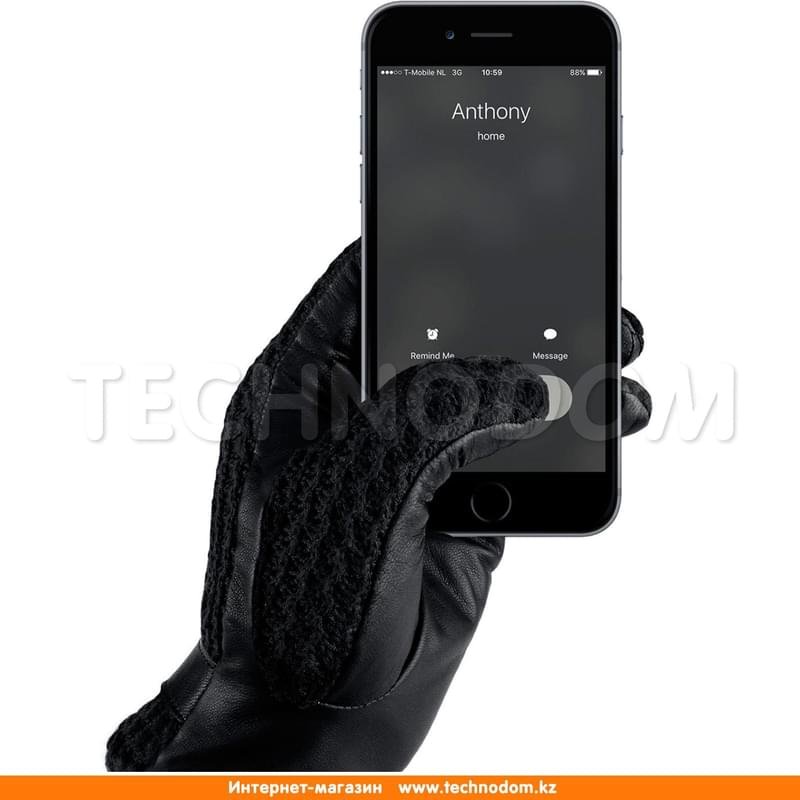 Кожаные перчатки MUJJO, Сrochet Touchscreen 8.5 (MUJJO-GLLT-020-85) - фото #1