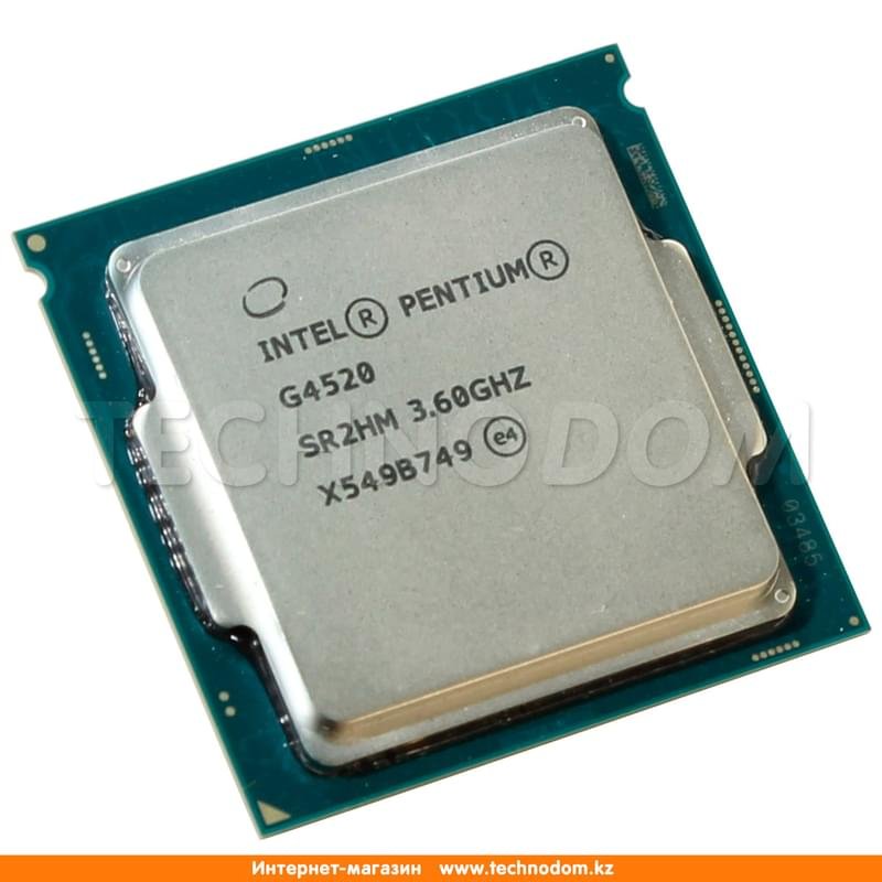 Процессор Intel Pentium G4520 (C2/T2, 3M Cache, 3.6GHz) LGA1151 BOX - фото #1